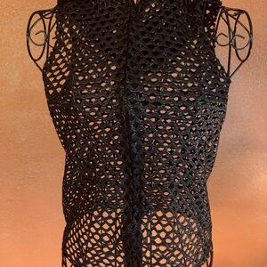 👚Y2K — 5 for $50 Deal | MCE Hooded Fishnet Vest Small